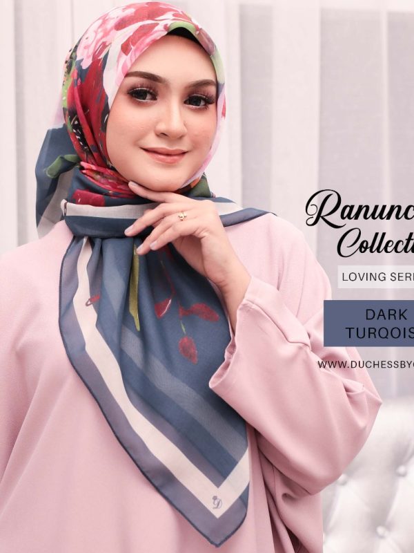 RANUNCULUS COLLECTION IN LOVING – DARK TURQUOISE