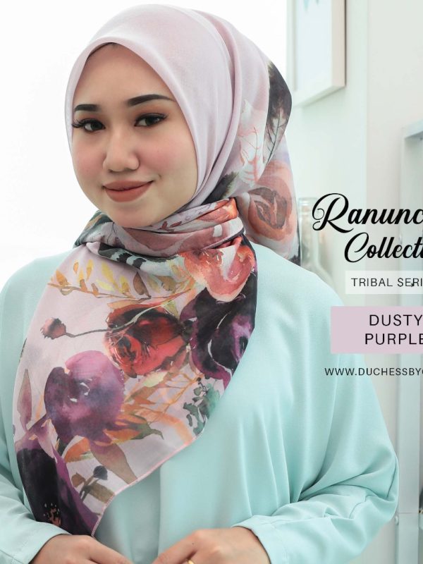 RANUNCULUS COLLECTION IN TRIBAL – DUSTY PURPLE