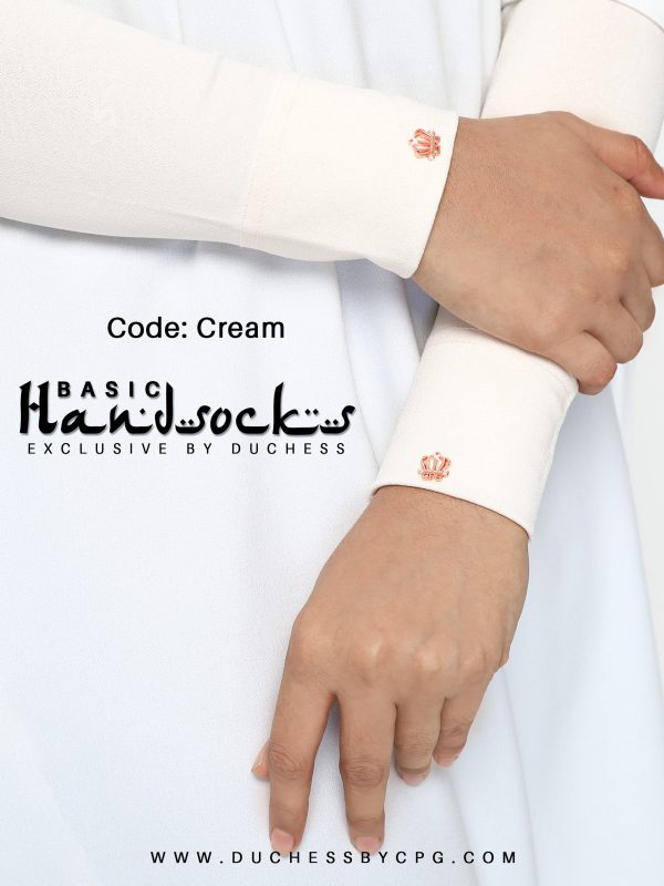 DUCHESS BASIC HANDSOCKS – CREAM