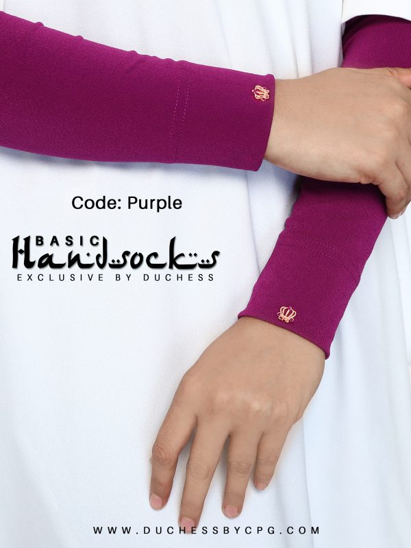 DUCHESS BASIC HANDSOCKS – PURPLE