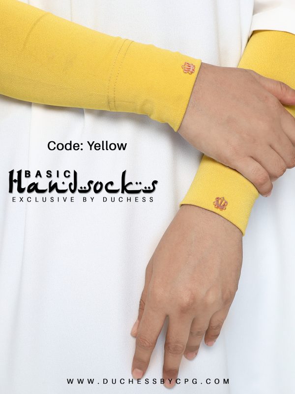 DUCHESS BASIC HANDSOCKS – YELLOW
