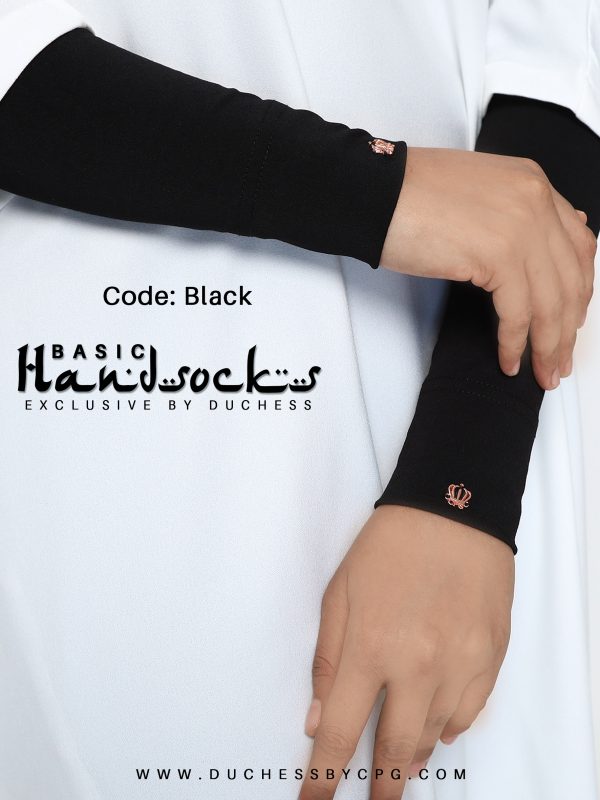 DUCHESS BASIC HANDSOCKS – BLACK