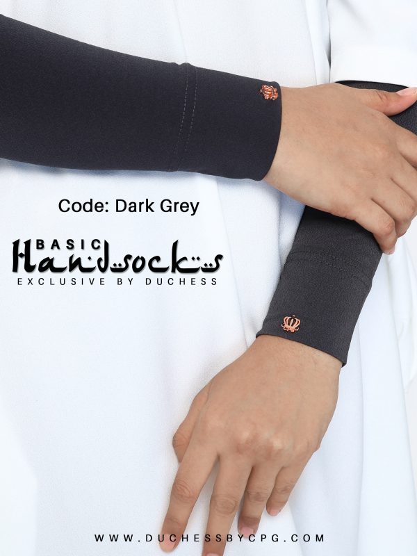DUCHESS BASIC HANDSOCKS – DARK GREY