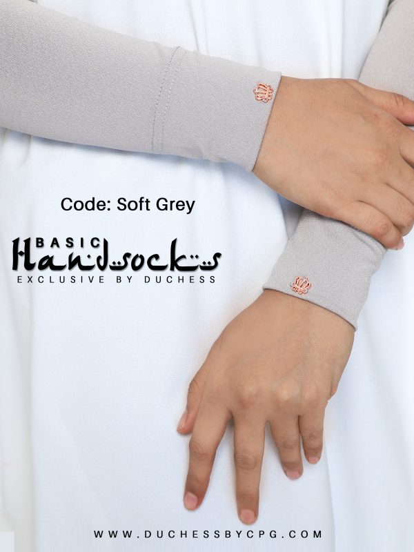 DUCHESS BASIC HANDSOCKS – SOFT GREY