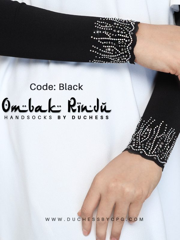 DUCHESS OMBAK RINDU HANDSOCKS – BLACK