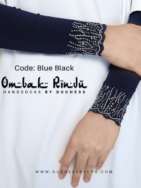 DUCHESS OMBAK RINDU HANDSOCKS – BLUE BLACK