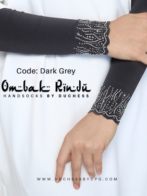 DUCHESS OMBAK RINDU HANDSOCKS - DARK GREY