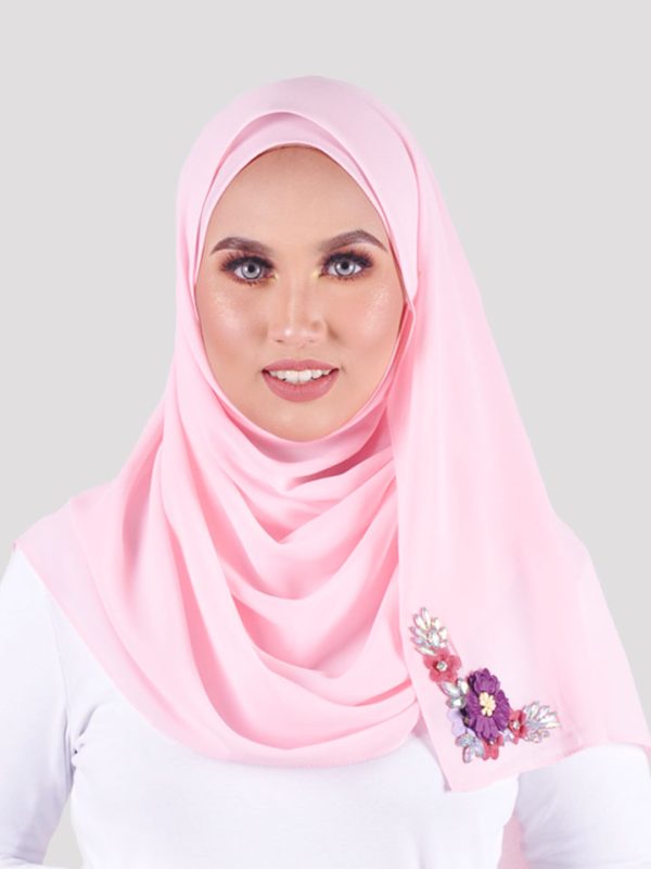 RIHANNA SHAWL – QUART PINK