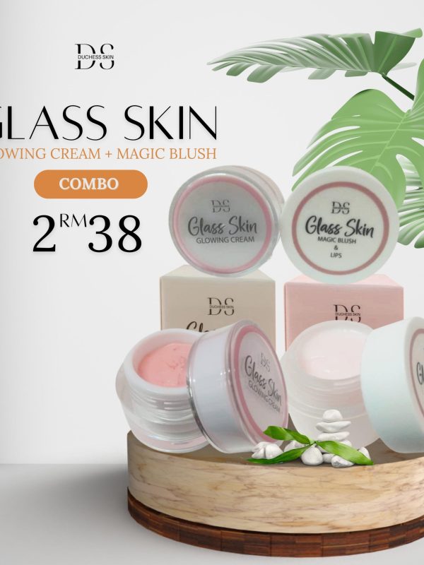 GLASS SKIN – COMBO GLOWING CREAM+MAGIC BLUSH