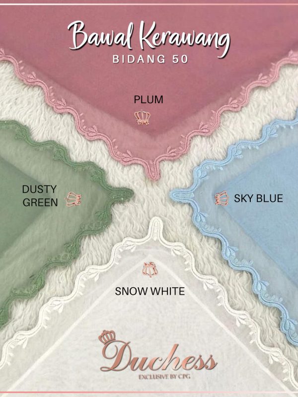 KERAWANG BIDANG 50 - SNOW WHITE