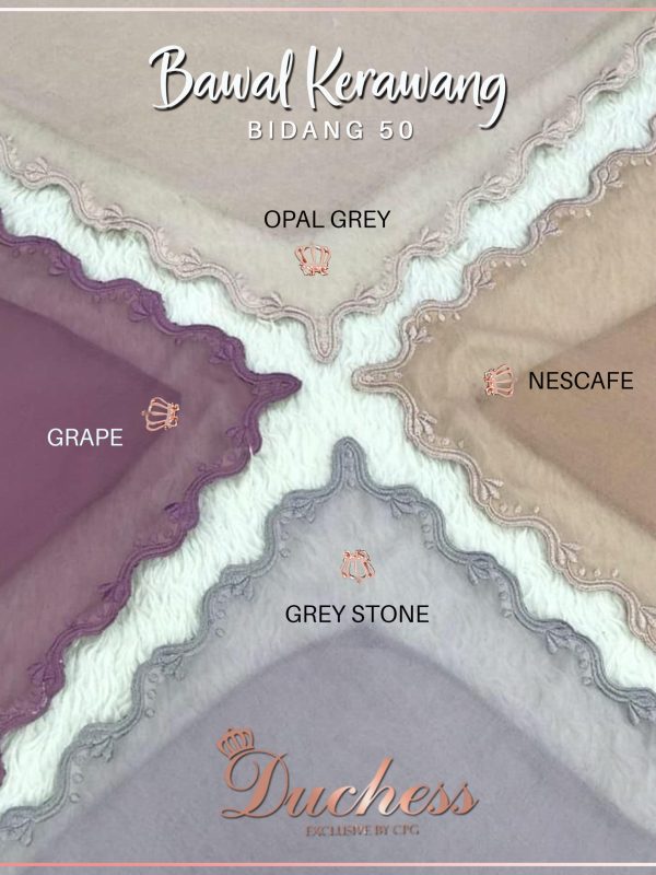 KERAWANG BIDANG 50 - OPAL GREY