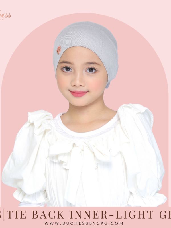 TIE BACK KIDS –  LIGHT GREY