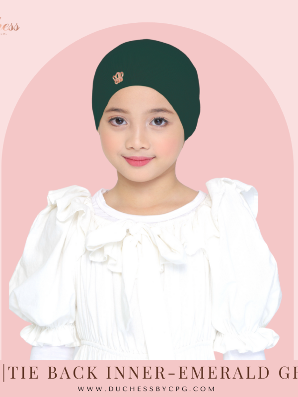 TIE BACK KIDS –  EMERALD GREEN