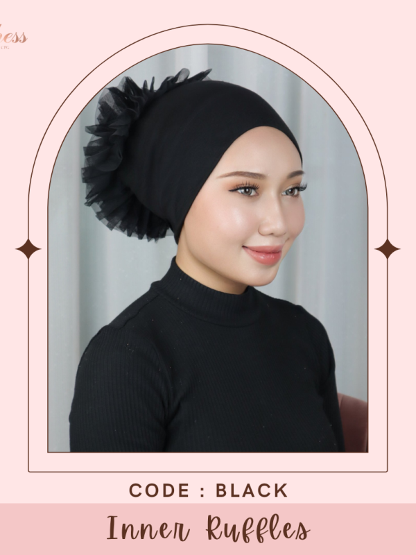 Inner Ruffles Kepok-Kepok – Black