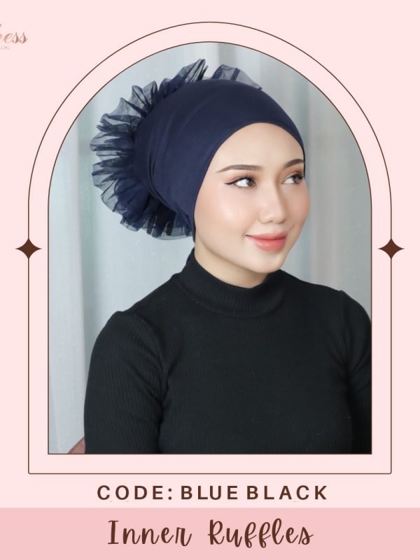 Inner Ruffles Kepok-Kepok – Blue Black