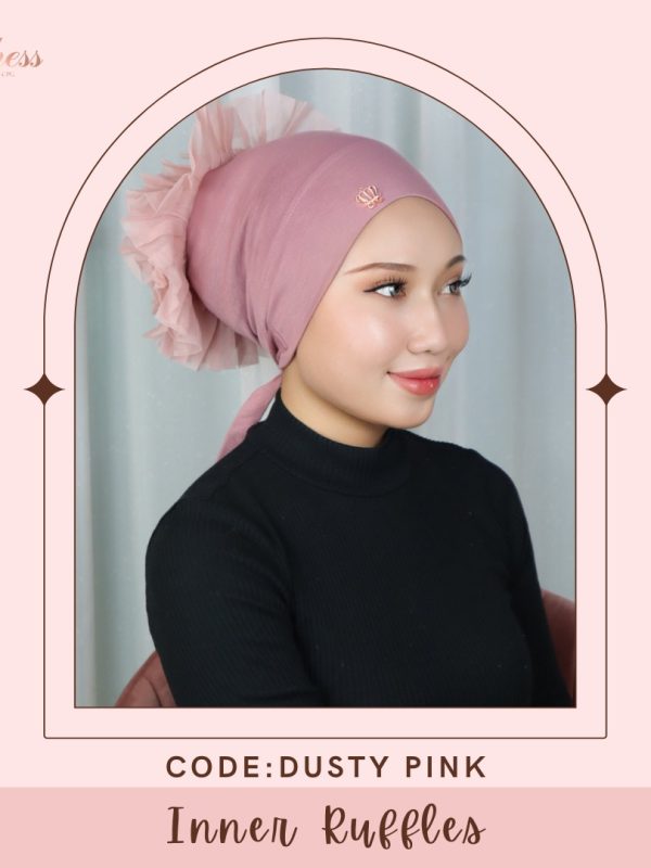 Inner Ruffles Kepok-Kepok – Dusty Pink