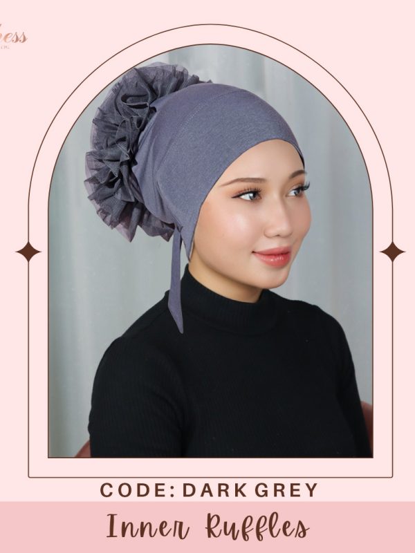 Inner Ruffles Kepok-Kepok – Dark Grey
