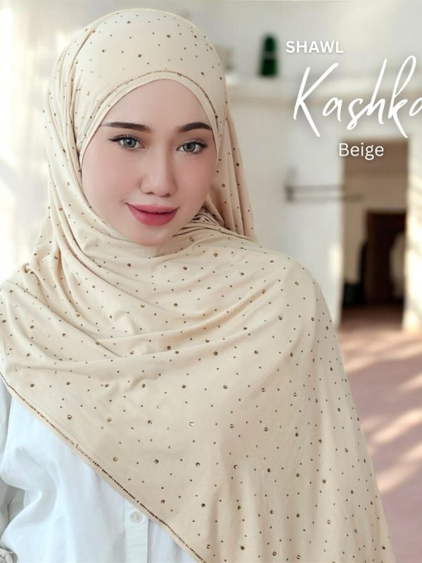 SHAWL KASHKA EXCLUSIVE BLINK BLINK – SAND